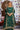 Green Luxury Pret dress with hand embellishment embroidery and mirror work by Waqas Shah Official