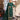 Green Luxury Pret Pakistani dress with embellished Raw Silk shirt and Organza dupatta by Waqas Shah Official