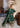 Green Raw Silk Pakistani shirt and trouser with delicate embroidery by Waqas Shah Official