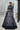 Grey Bridal Maxi featuring intricate dark floral embroidery by Waqas Shah Official