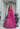 Pink embellished Net Choli with detailed front back and sleeves by Waqas Shah Official