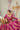 Pink Raw Silk Mehndi Lehenga with shimmering Gold handwork by Waqas Shah Official