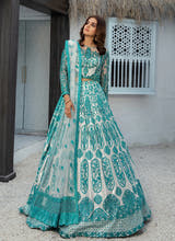 White Designer Lehenga Choli styled for an elegant Engagement Dress by Waqas Shah Official