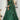 ZANNIA Green Mehndi Lehenga Choli with embellished Net outfit by Waqas Shah Official