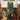 Zink Green Pakistani Mehndi ensemble with embellished Raw Silk shirt and Shalwar by Waqas Shah Official